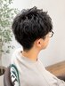 【メンズ】カット+白髪ぼかしグレイカラー