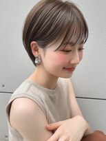 リリ(Re:Re:)&nbsp;丸みショートボブ×大人ツヤベージュ