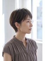 セン バイ エント(sen by emt)&nbsp;ショート/顔周りレイヤー/前髪あり/大人女性/50代/40代