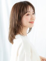 ドクターズ サロン ラブ(Dr's Salon LAB) こなれ感ショコラブラウン顔周りレイヤーロブm古河20代30代40代