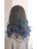 ☆ブルーバレイヤージュカラー☆