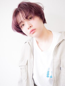 オヒアフォアプルメリア(OHIA for Plumeria) ショート×レイヤー×くすみピンク×ピンク