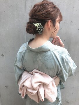 グレース(GRACE) 浴衣ヘアアレンジ*担当坂本
