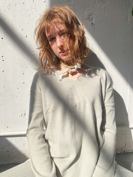 ユヌ(UNU) 【UNU】ウェーブデザインパーマ♪