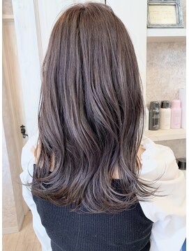 キャアリー(Caary) 福山市美容室Caary 人気 透明感ラベージュ ピンクアッシュ