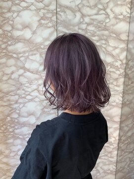 ラべリー 池袋(LOVELEY) 【池袋】ボブ　ラベンダーグレージュ