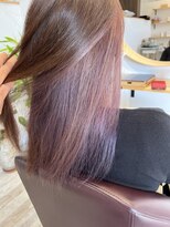 ヘアーサロン 銀 ピンクインナーカラー!