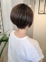 ヘア ケア ディエイチケー(HAIR CARE DHK) お洒落ハイライトショートボブ