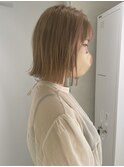 切りっぱなしボブ