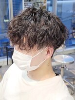 フィフス 原宿(fifth)&nbsp;ツイストスパイラルパーマツーブロックマッシュショートレイヤー