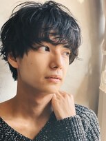 短すぎる髪が苦手な男性のショート刈り上げないマッシュパーマ