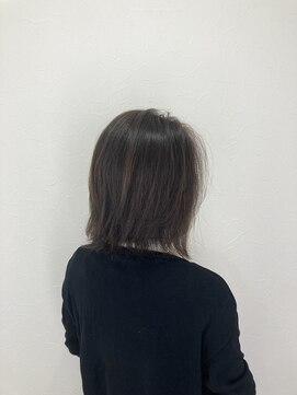 シエル 立川店(CIEL) 【CIEL 佐藤】くびれボブ　アッシュ