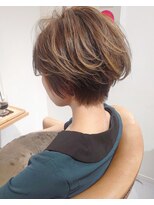 トリート 津田沼店(TREAT)&nbsp;ミルクティーベージュ×ハイライト