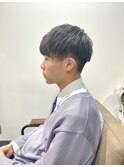 【Cuem菅原】黒髪爽やかマッシュショートツーブロック