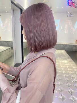 ゲーム 原宿店(GAME) ピンクベージュ/オージュア/ダブルカラー/髪質改善/原宿