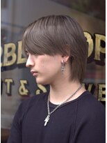 フリーク バーバーショップ 都島店(FREAK BARBER SHOP) ハイトーンナチュラルセンターパートカルマヘア