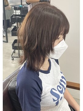 フープヘアー(HOOP.HAIR) ウルフカット