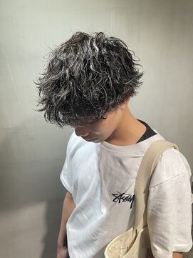 シェノン オム 梅田(CHAINON HOMME) MEN'S HAIR/ハイライト/波巻き/マッシュパーマ