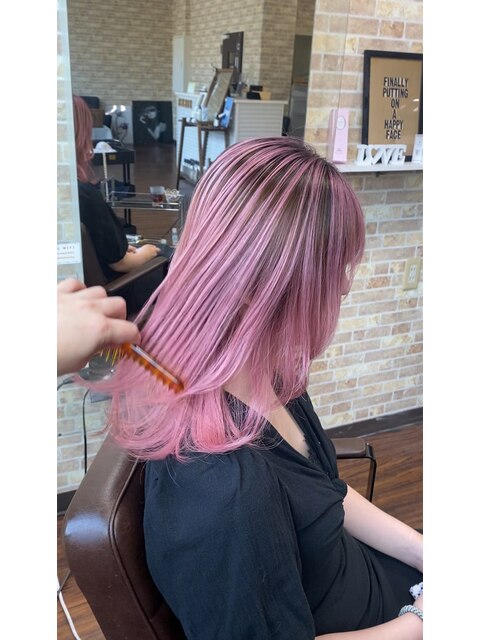 Pink Balayage