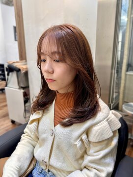アリスバイアフロート 自由が丘(ALICe by AFLOAT) 韓国レイヤー／顔まわりカット／シースルーバング