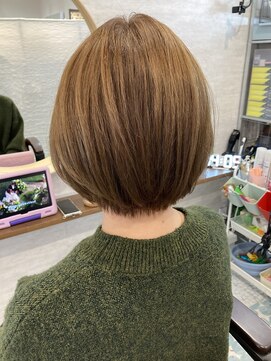 ムック 葛西(MUCCU) ブリーチ毛の縮毛矯正