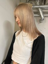 ノラ シブヤ(NORA)&nbsp;切りっぱなし/ブロンドベージュ/ケアブリーチ