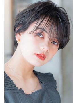 エイミー(Aimee) Aimee  町田　ブルーブラック×ショートボブ