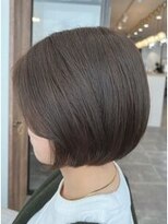 シアエミュー 新越谷店(SHEER emu)&nbsp;【seina】ミニボブ×オリーブグレージュ