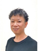 黄ぐまくん美容室 メンズ ツーブロック ランダムパーマ