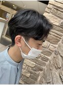 ナチュラル韓国爽やかメンズパーマ