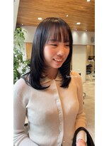 ヘアデザイン ソラ(Sola)&nbsp;韓国レイヤー×大人っぽgreige暗めアッシュ大人可愛い10代20代