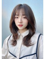 ジーナ 北千住ミルディス通り(Zina)&nbsp;セミディ顔周り似合わせカット【Zina 北千住ミルディス通り】