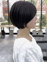 ビューブルー 亀戸錦糸町(VIEW BLUE)&nbsp;美髪シアーカラーピンクブラウンショートカット切りっぱなしボブ