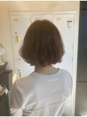 ラフ/無造作感/簡単スタイリング/小顔ボブ/丸みシルエット