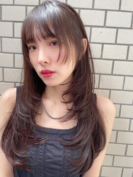 ステア メゾン(stir maison) お顔周りからいれたロングレイヤーカット/ウルフ