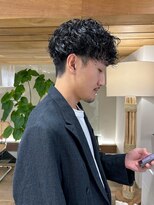 サーリー(SURLY)&nbsp;シャドウパーマツーブロック前下がりカットシティボーイ