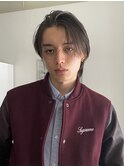 =メンズボブ/ダークアッシュ/ニュアンスパーマ／MAN’S HAIR