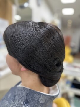 ヒデ美容室 お着物ヘア～ロングさん