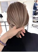 ハイライトバレイヤージュダブルカラーケアブリーチ30代40代