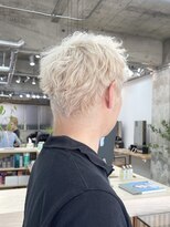 カシェル(cashel kishaba)&nbsp;ムラシャン仕上げのホワイトブロンド☆