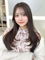 コア 銀座(COA)&nbsp;似合わせ顔周り前髪レイヤー　顔まわり薄バング銀座美容室