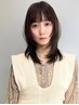 【素髪感ストレート】ケア重視のパーマ落とし　￥12700
