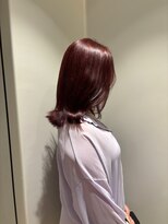 ビジョン 赤坂(vision)&nbsp;ブリーチなしのチェリーレッドカラー