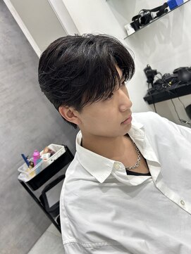 ネクスト 静岡店(NEXT) MEN'S HAIR/ブルーブラック/スペインカール/韓国マッシュ