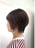 丸みのあるショート