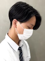 センターパート/ニュアンスパーマ/韓国/フェーザーパーマ/眉毛