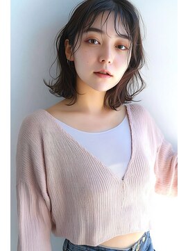 アージュ 久留米ゆめタウン店 シースルーバング 外はね ゆるふわ