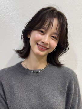 エン 稲毛(enn.) ミディアムヘア/デザインカラー/フェイスフレーミング/稲毛駅