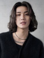 フィフス 天神大名(fifth)&nbsp;天神メンズパーマサーフカール波巻きパーマセンターパートウルフ