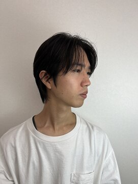 ステージ(STAGE) ダウンパーマ　ニュアンスパーマ　センターパート